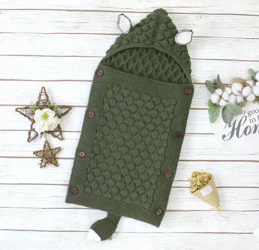 Knitted sleeping bag