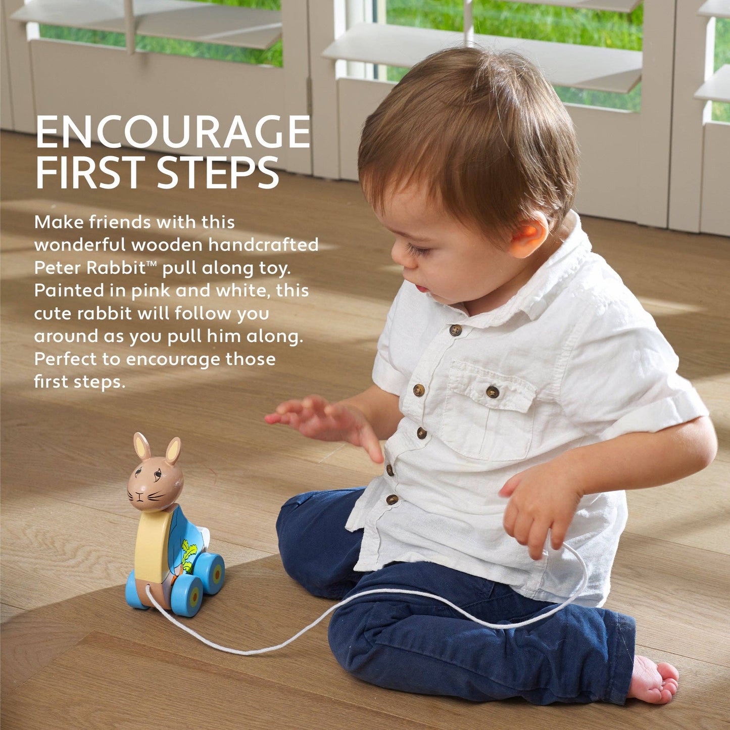 Peter Rabbit™ Wooden Pull Along