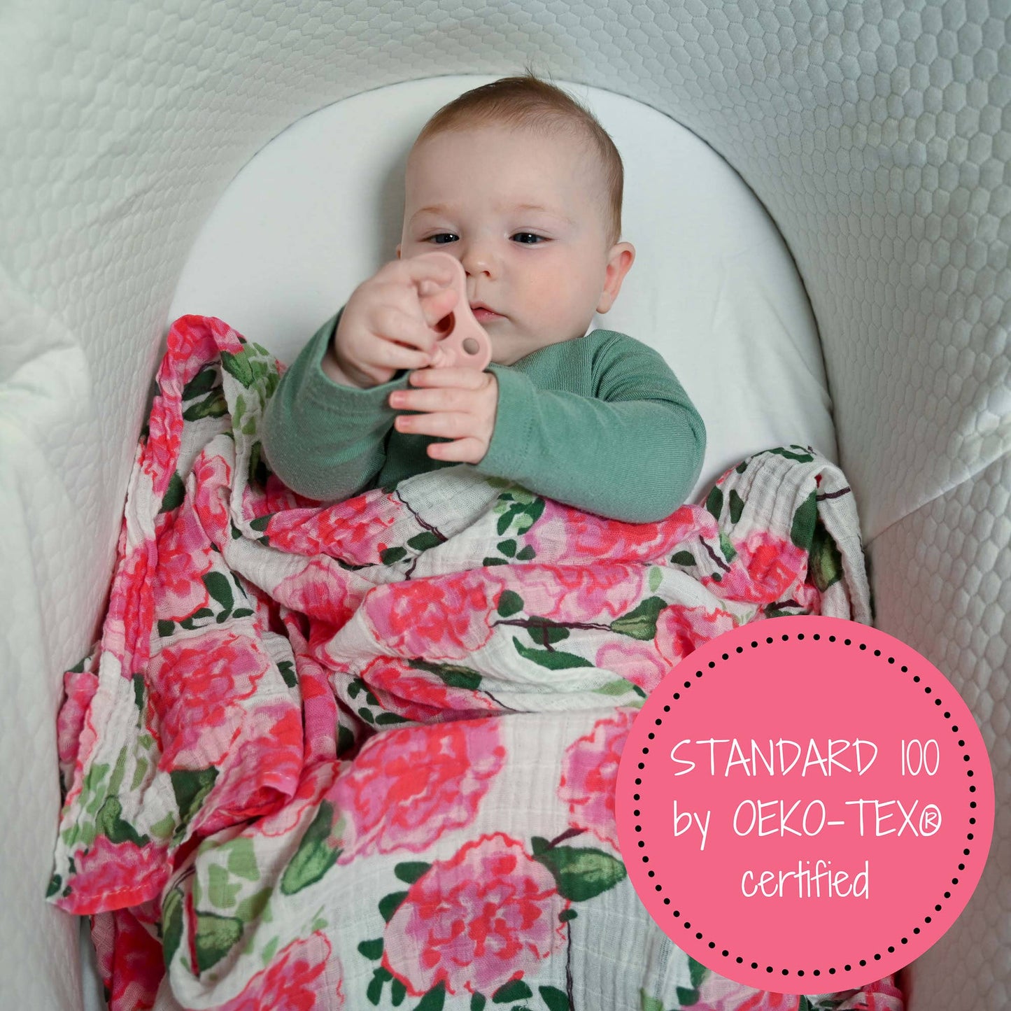 Floral Baby Swaddle Blanket