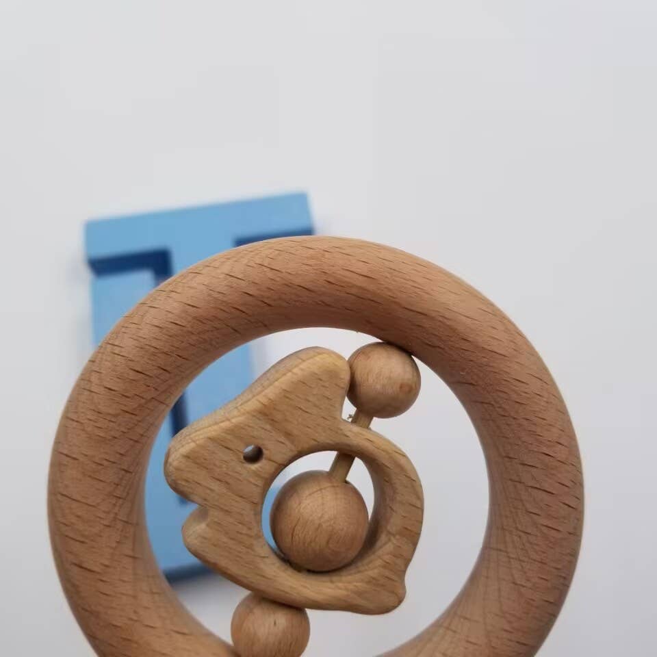 Bunny Teething Ring Rattle