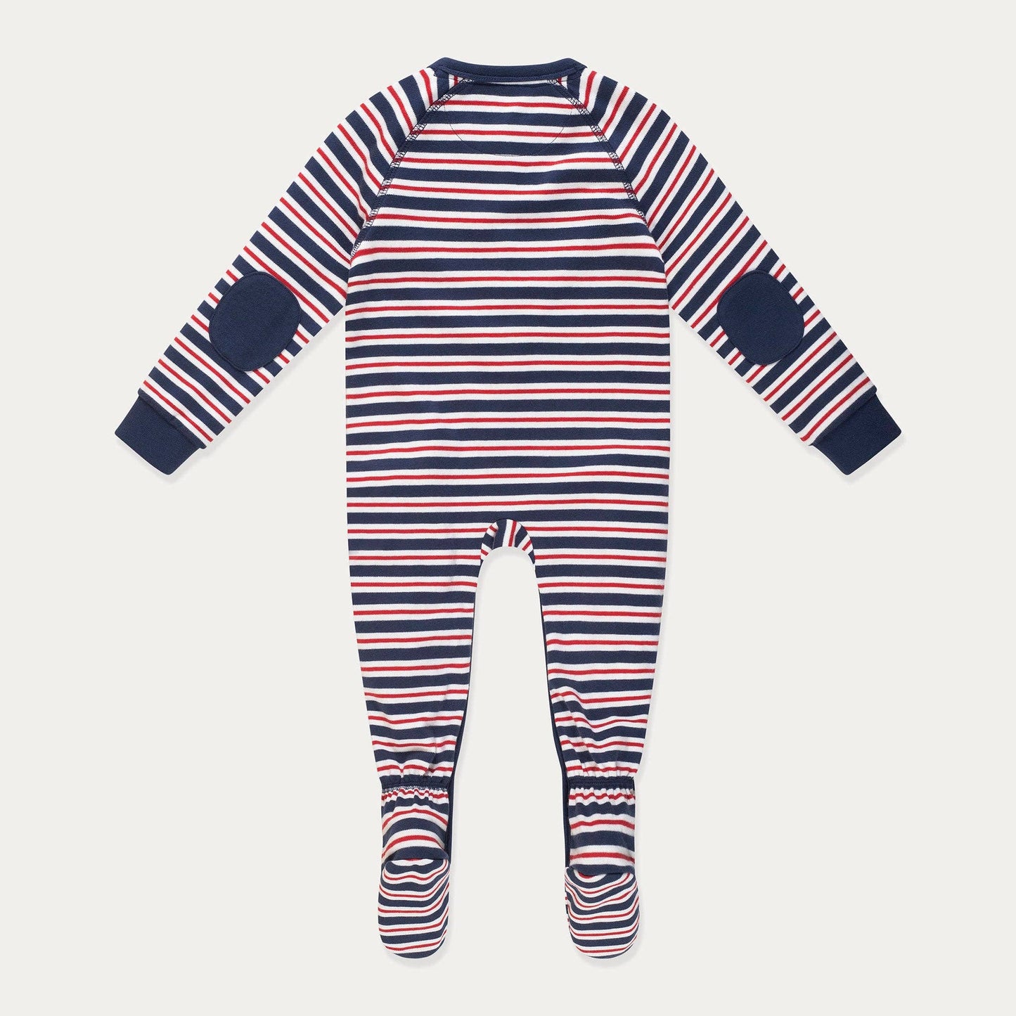 Nautical Striped Footed Pajamas