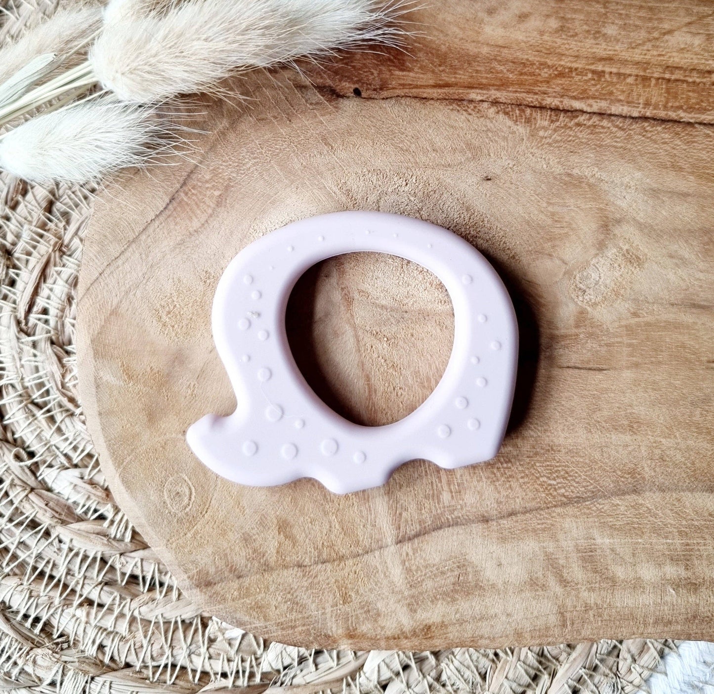 Elephant Teether - Soft Pink