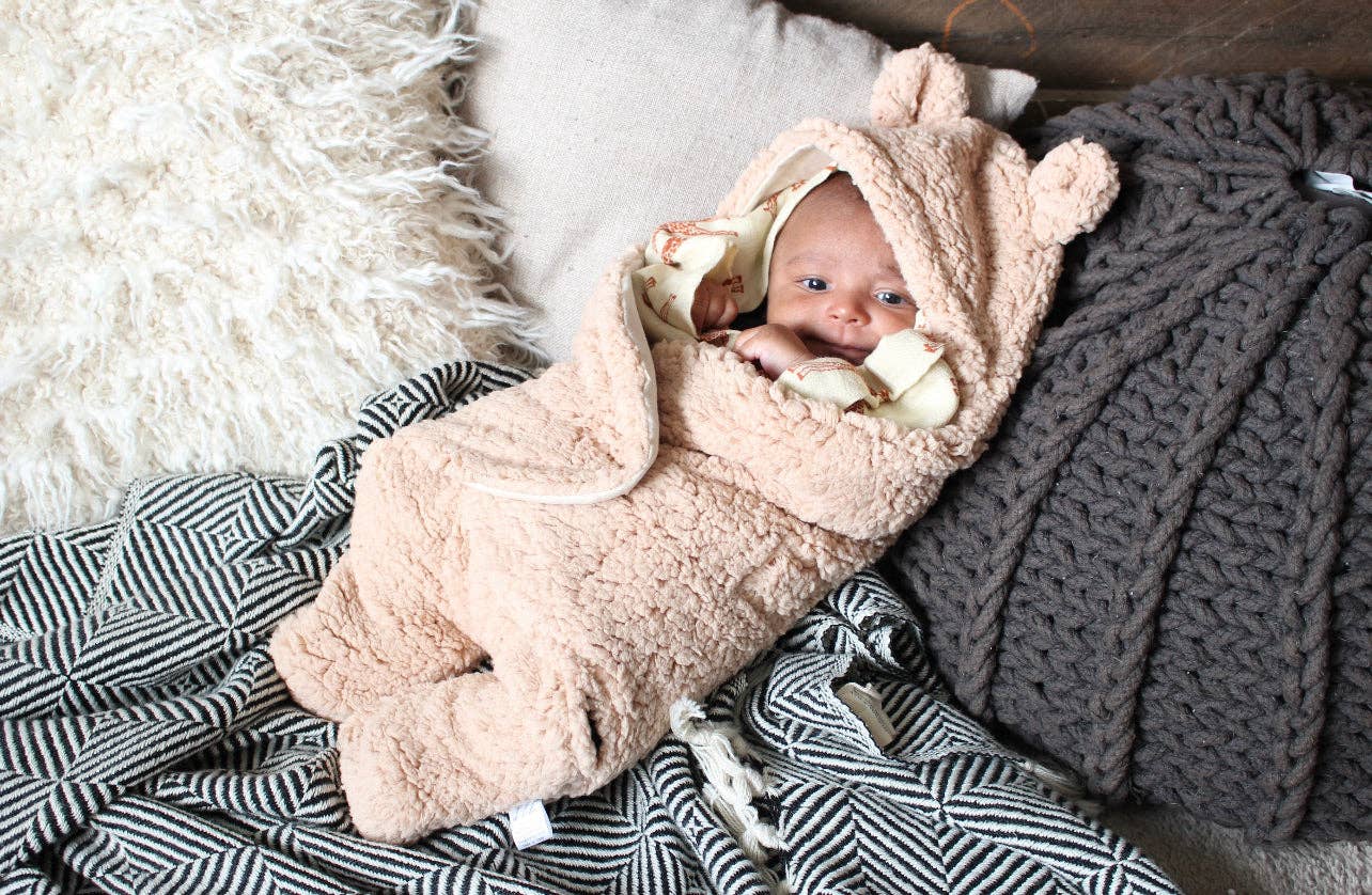 Bear Fleece Swaddle