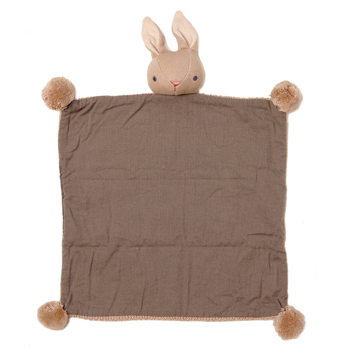 Baby Threads taupe bunny comforter