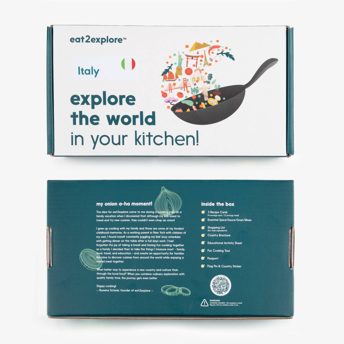 explore ITALY food & cultural experiential cooking kit