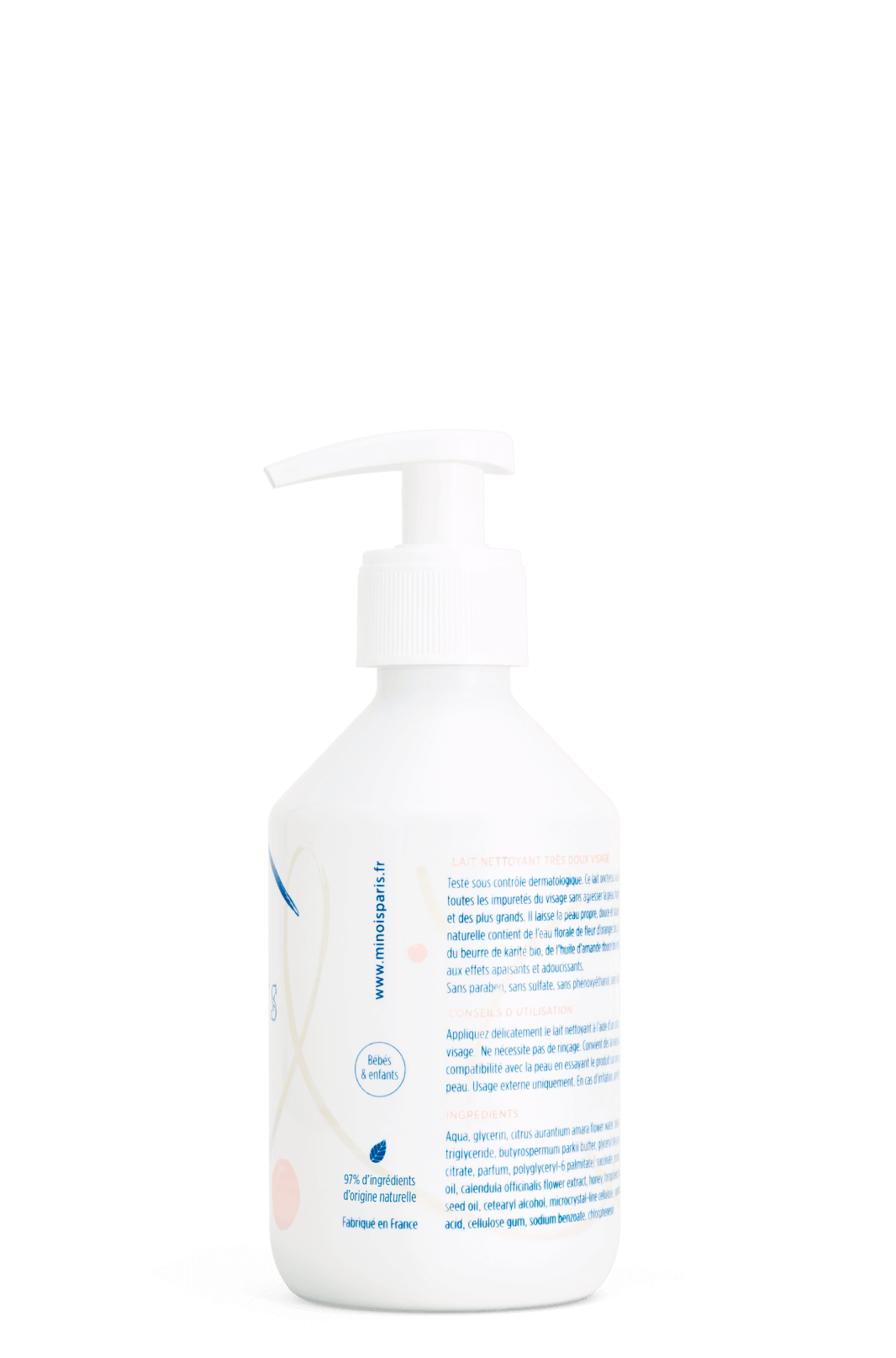 Cleansing milk
Very gentle cleansing milk for the face