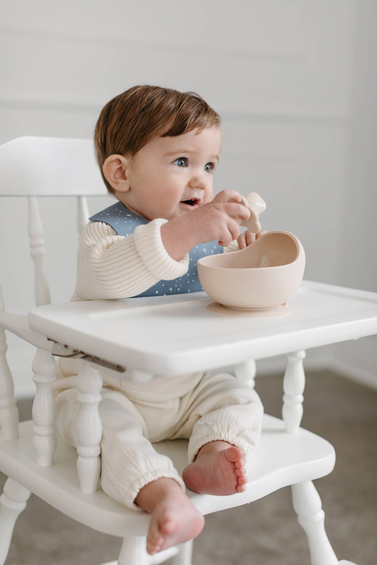 Sand Silicone Infant Training Spoon