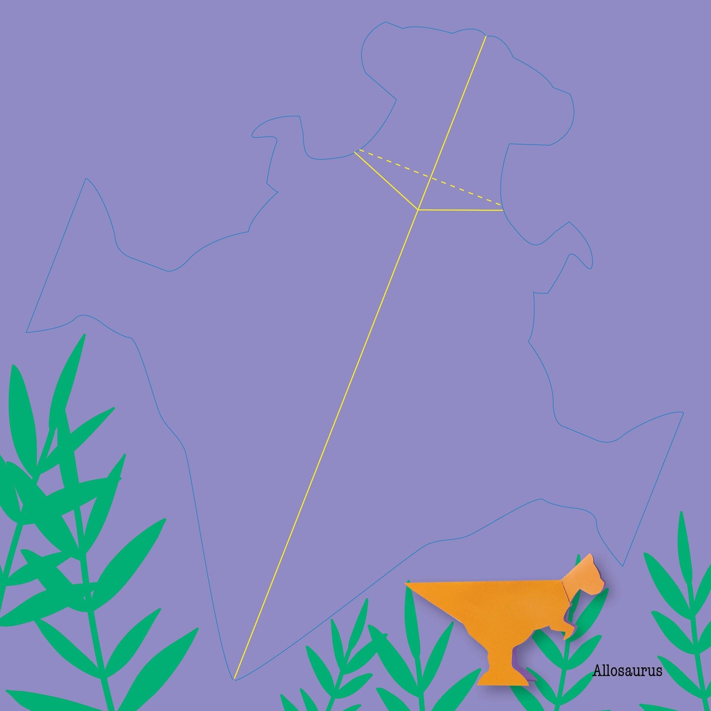 Schiffer Publishing - Dinosaurs: Fold & Play