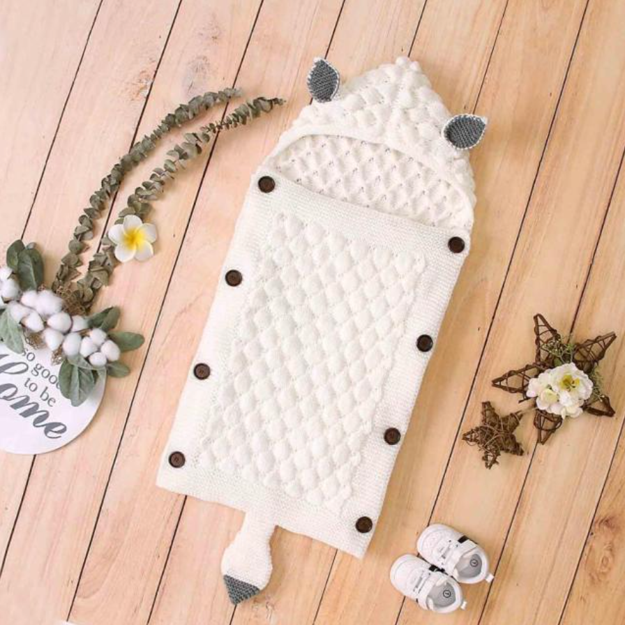 Knitted sleeping bag