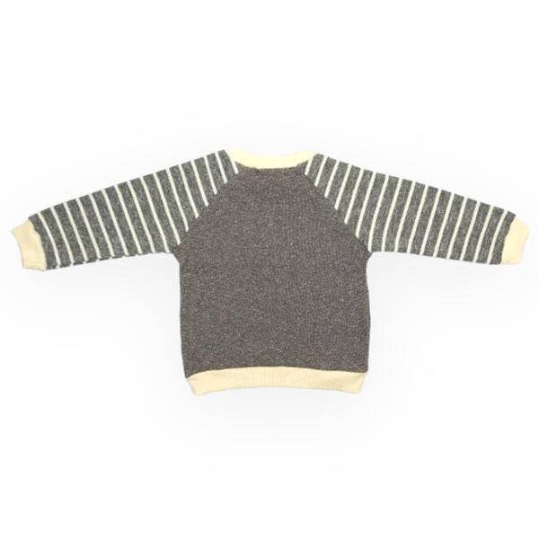 A85 72223 *LITTLE WHO* Bear Face Stripy Sweatshirt