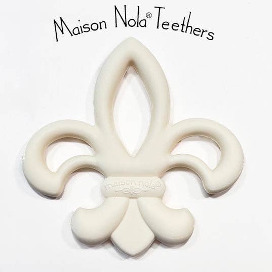 FleurDeLis Silicone Baby Teether