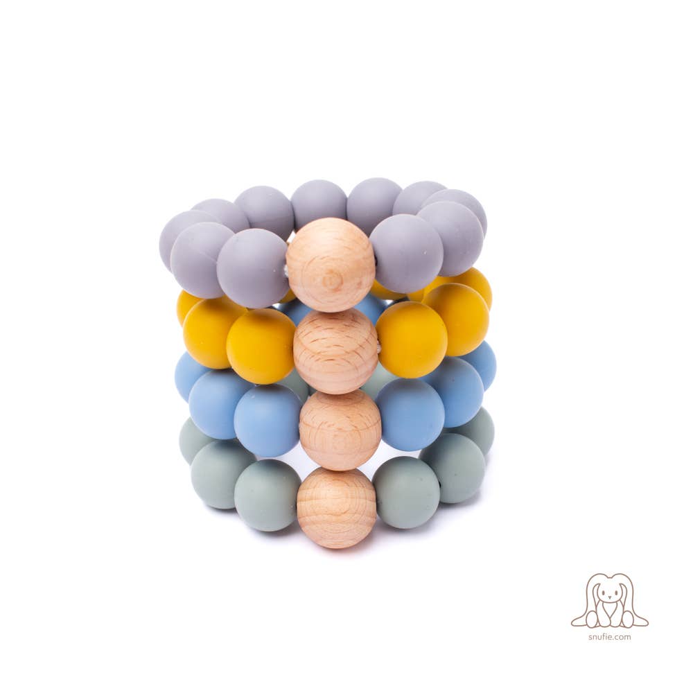 Baby Silicone Teether | Ochre