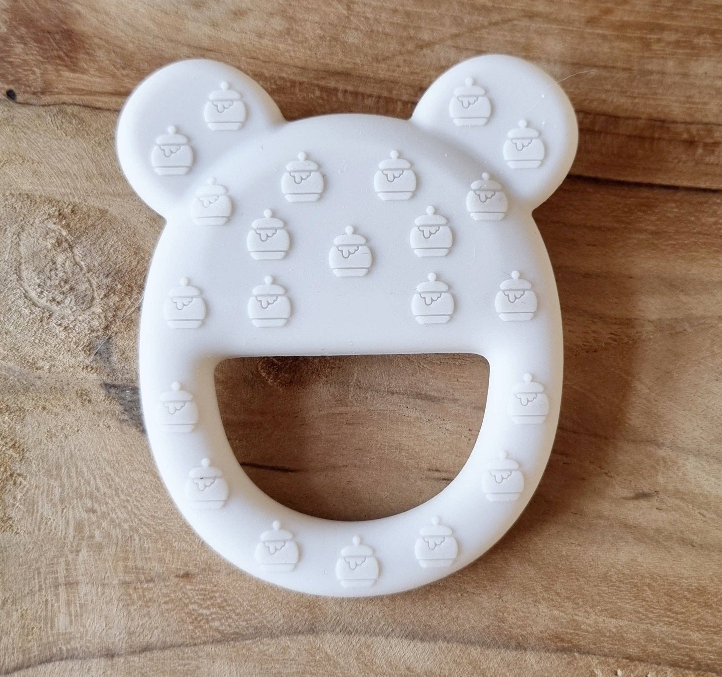 Beige Bear Silicone Teether
