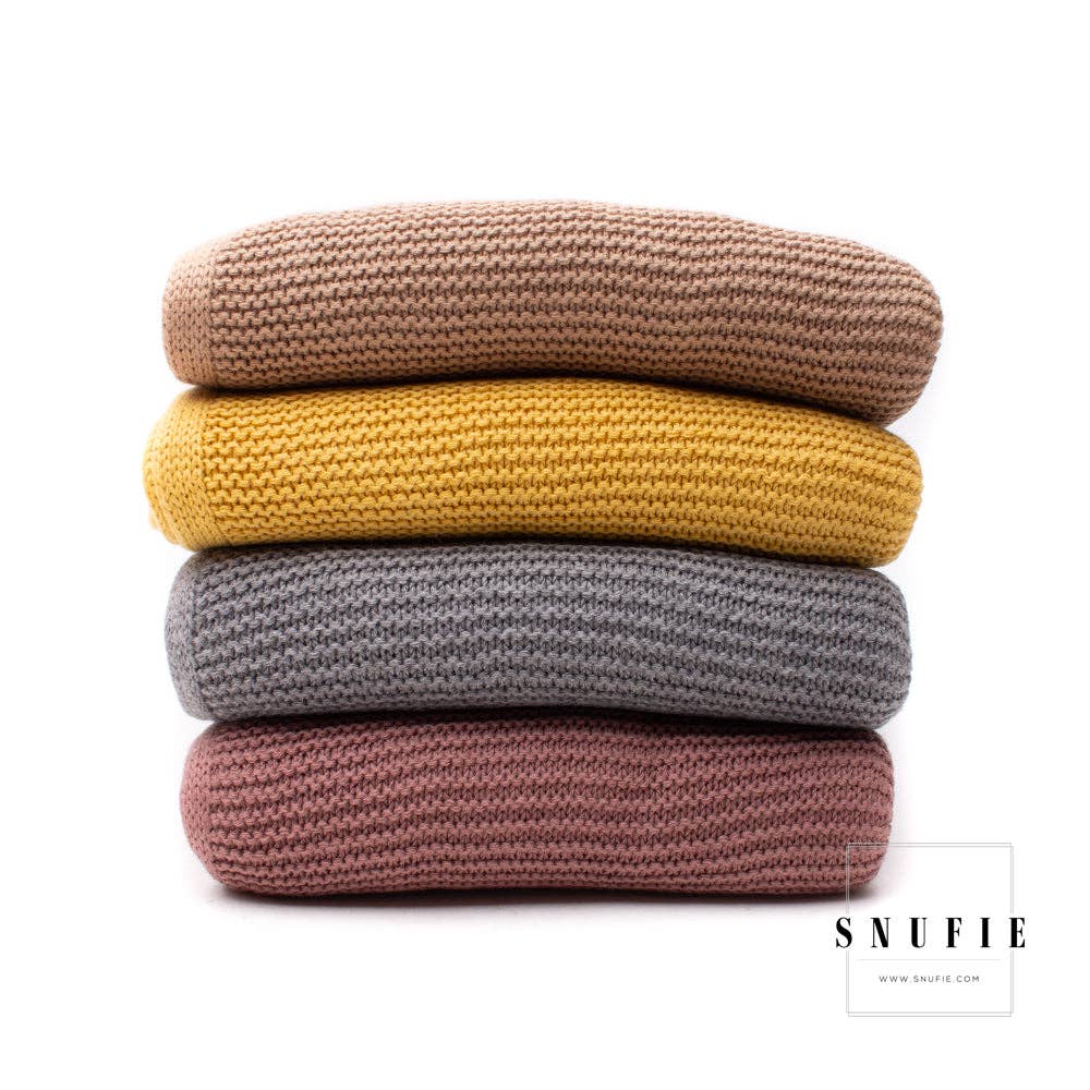 Snufie crib blanket-Ochre