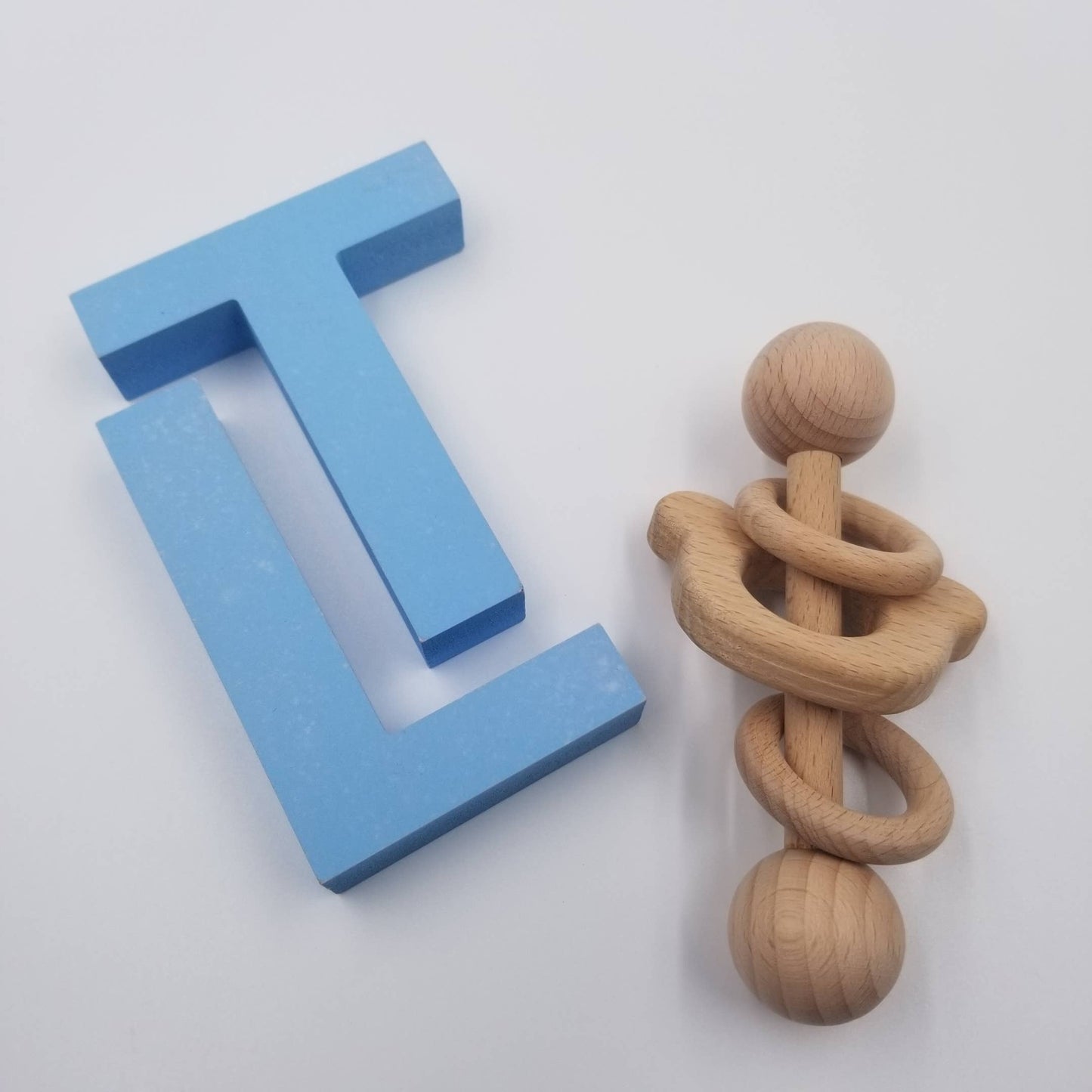 Bear Beech Wood Rattle