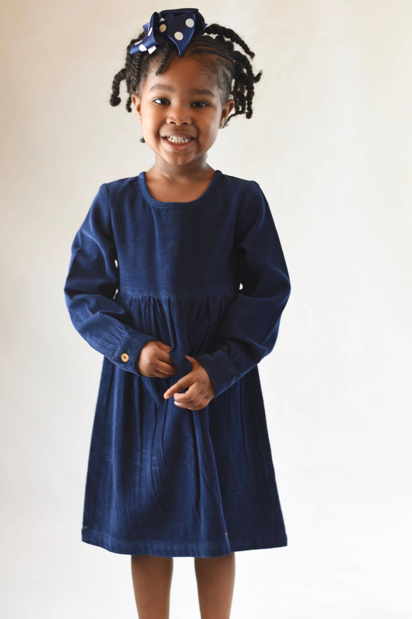 Corduroy Empire Waist Dress