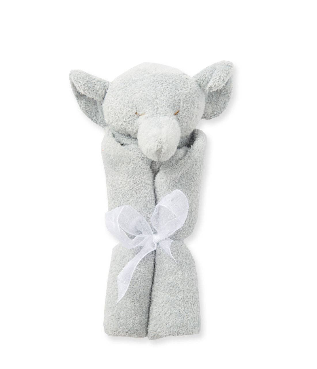 Angel Dear - Lovie Blankie - Elephant Grey: 13"X13"