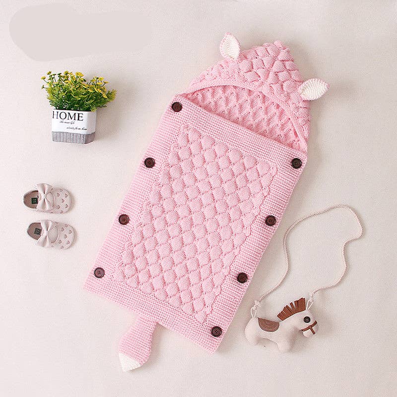 Knitted sleeping bag