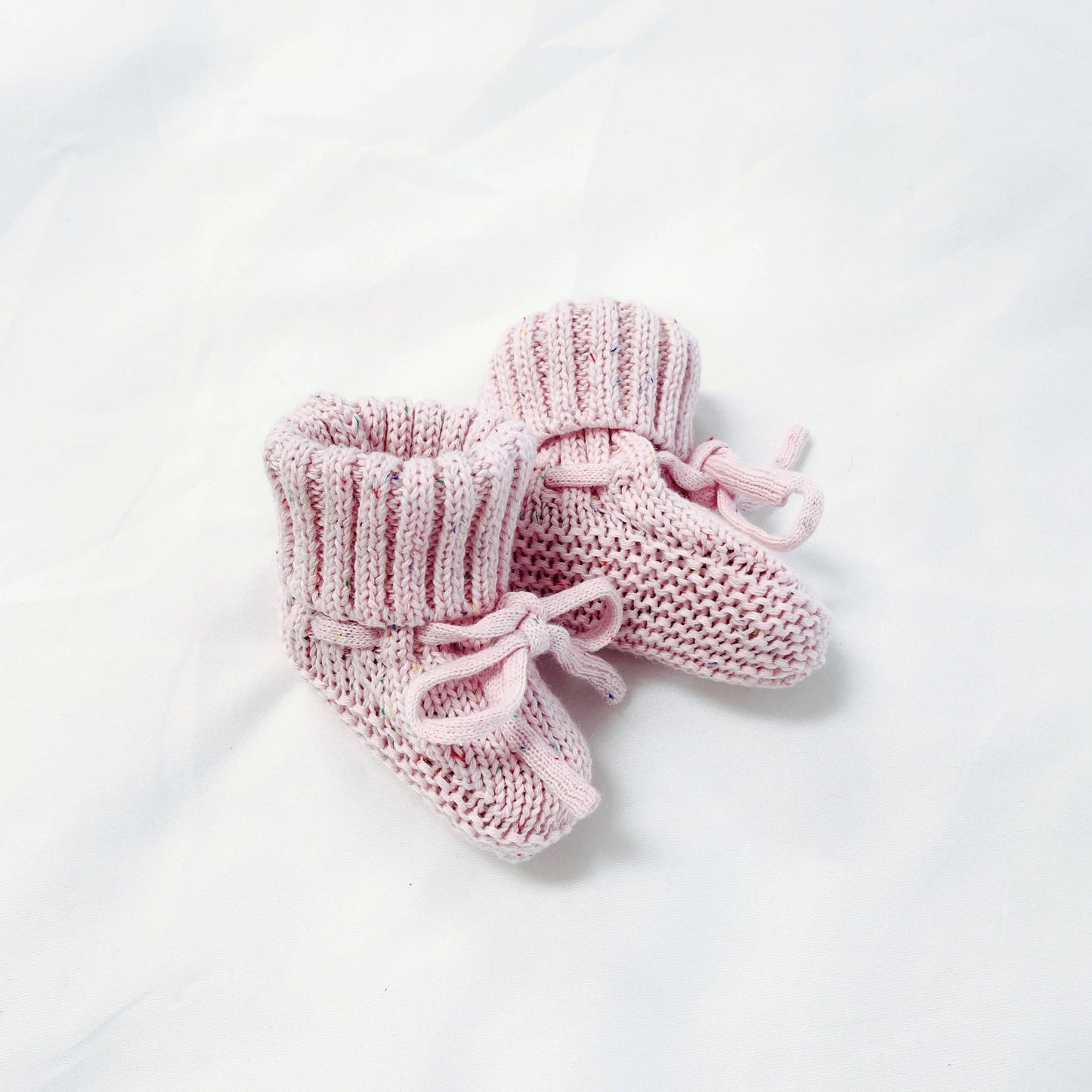 Knit Booties - Strawberry