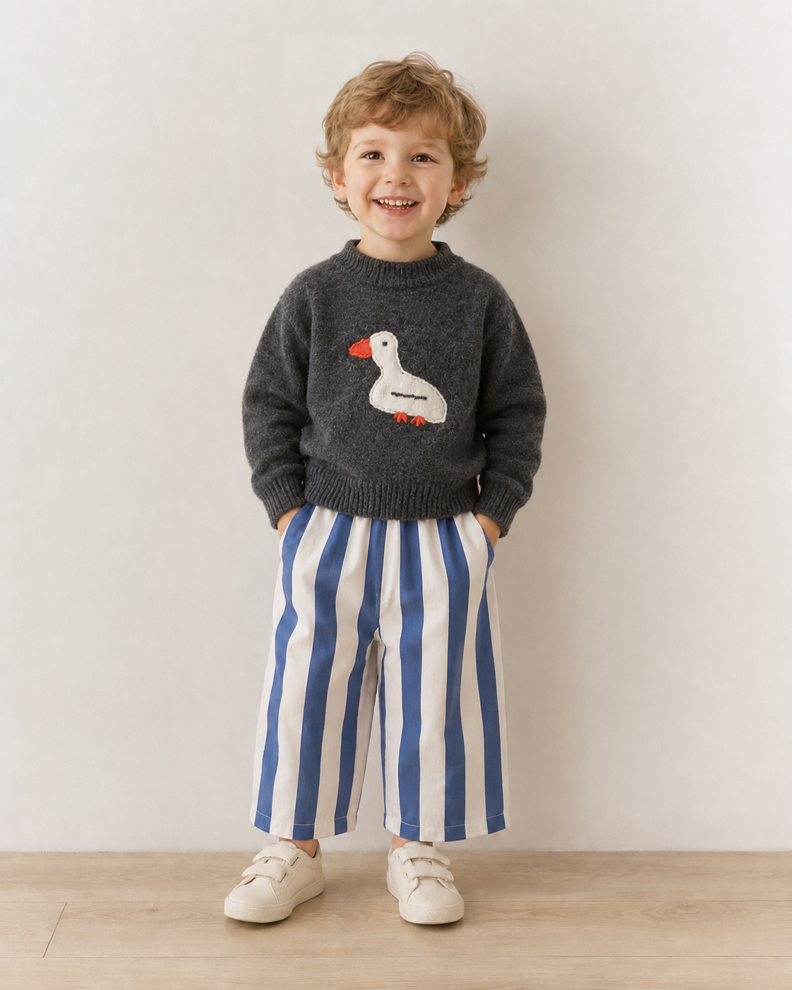Birdie Lane Baby + Kids - Silly Goose Sweater: 9-12 Months