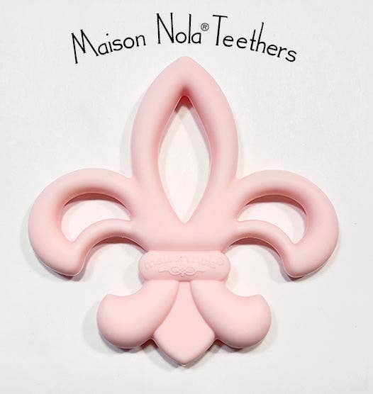 FleurDeLis Silicone Baby Teether