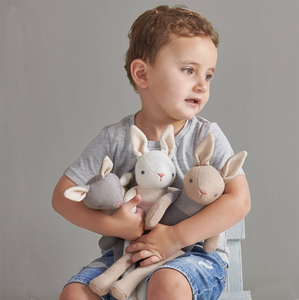 Baby Threads Cream bunny doll