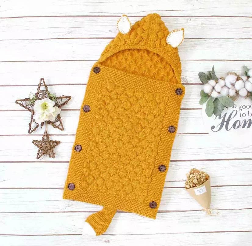 Knitted sleeping bag