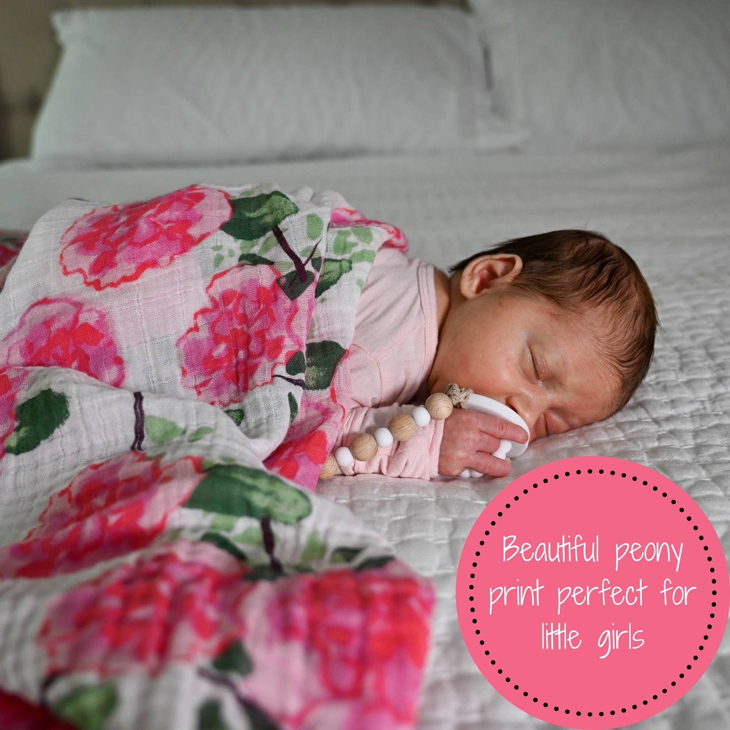 Floral Baby Swaddle Blanket