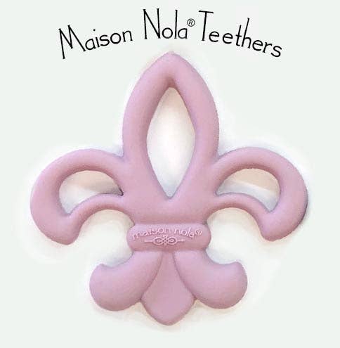 FleurDeLis Silicone Baby Teether