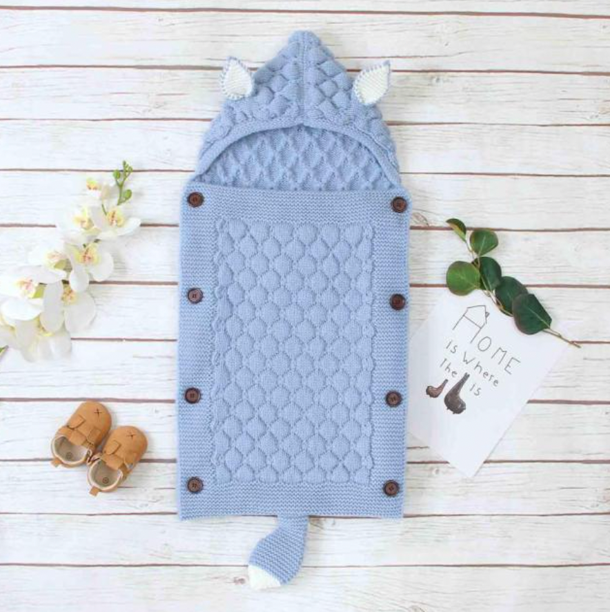 Knitted sleeping bag
