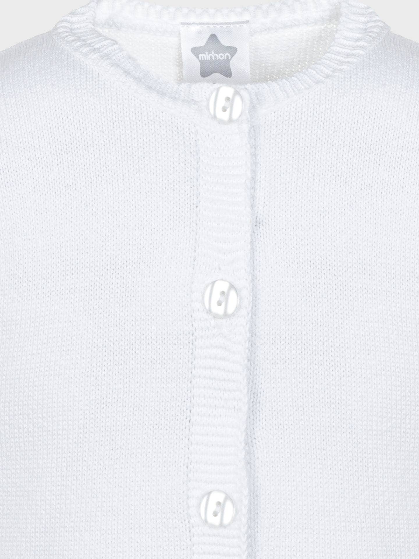 White Cardigan Sweater