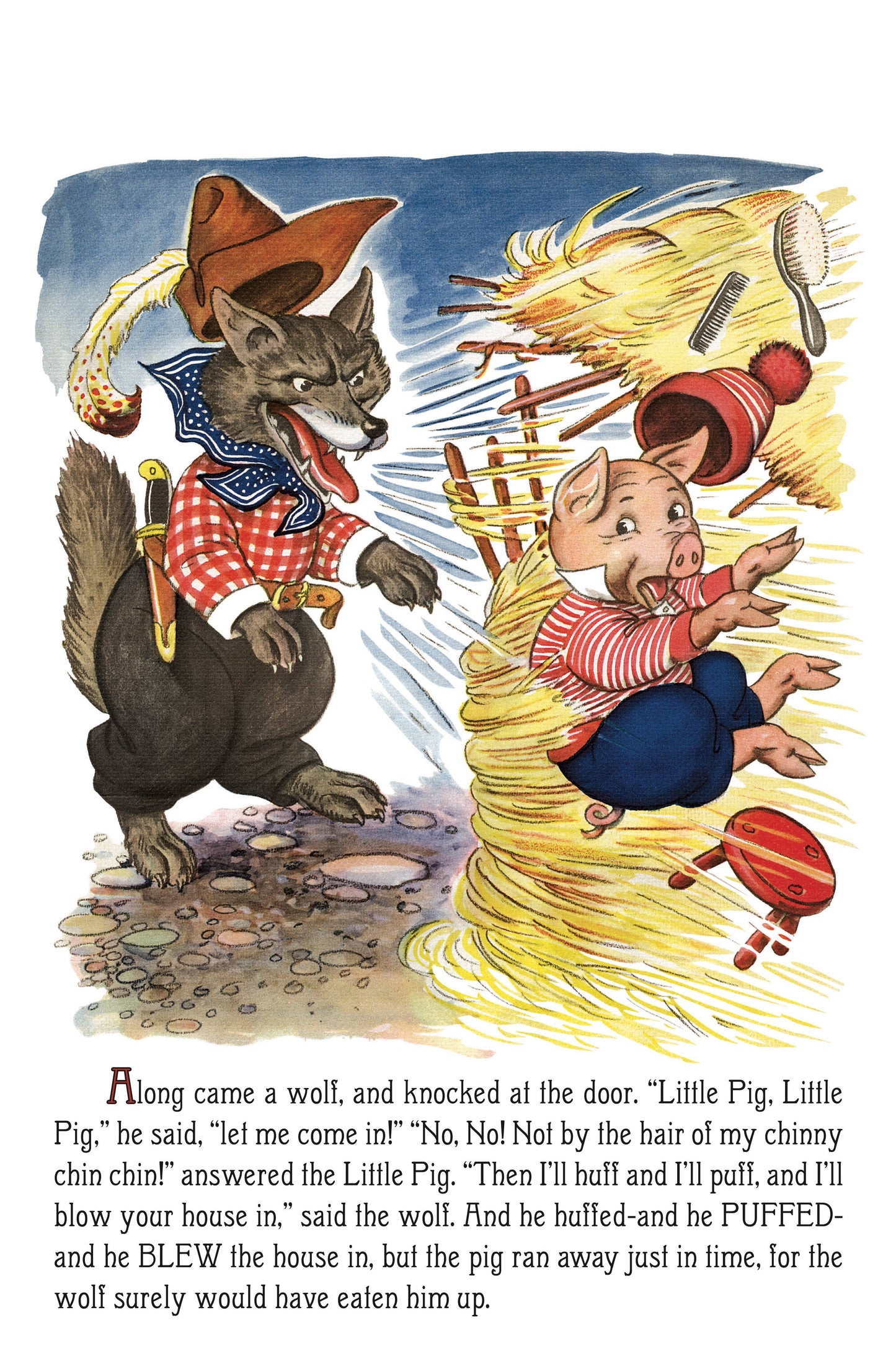 Laughing Elephant Books - The Three Little Pigs Children's Shape Book