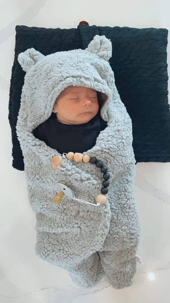 Bear Fleece Swaddle