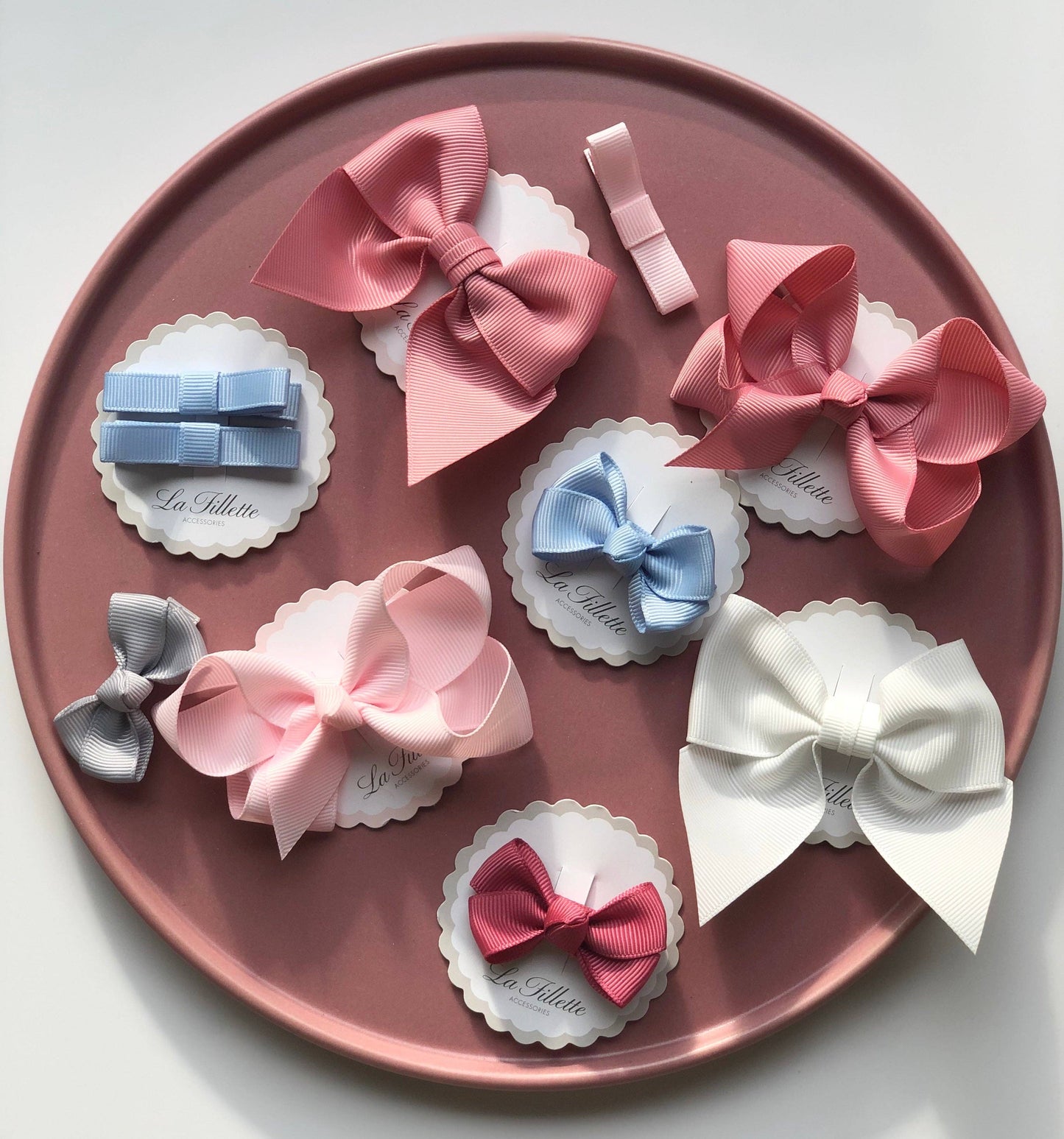 Charlotte Navy Clip Hair Clip