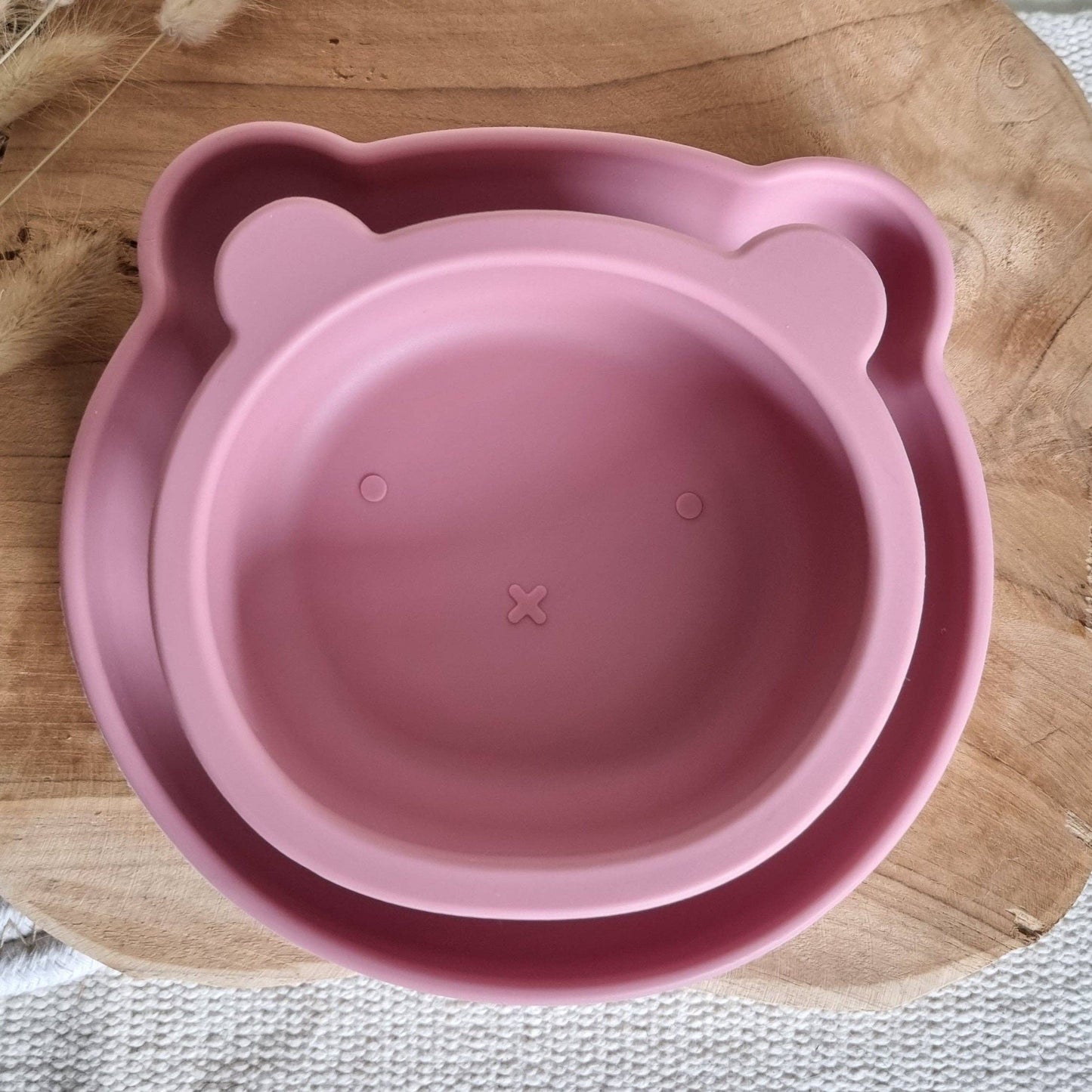 Silicone Beer Plate - Powder Pink