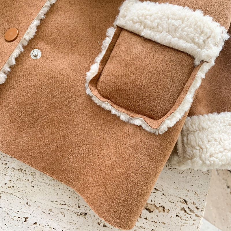 Annie & Charles® kids sheepskin jacket