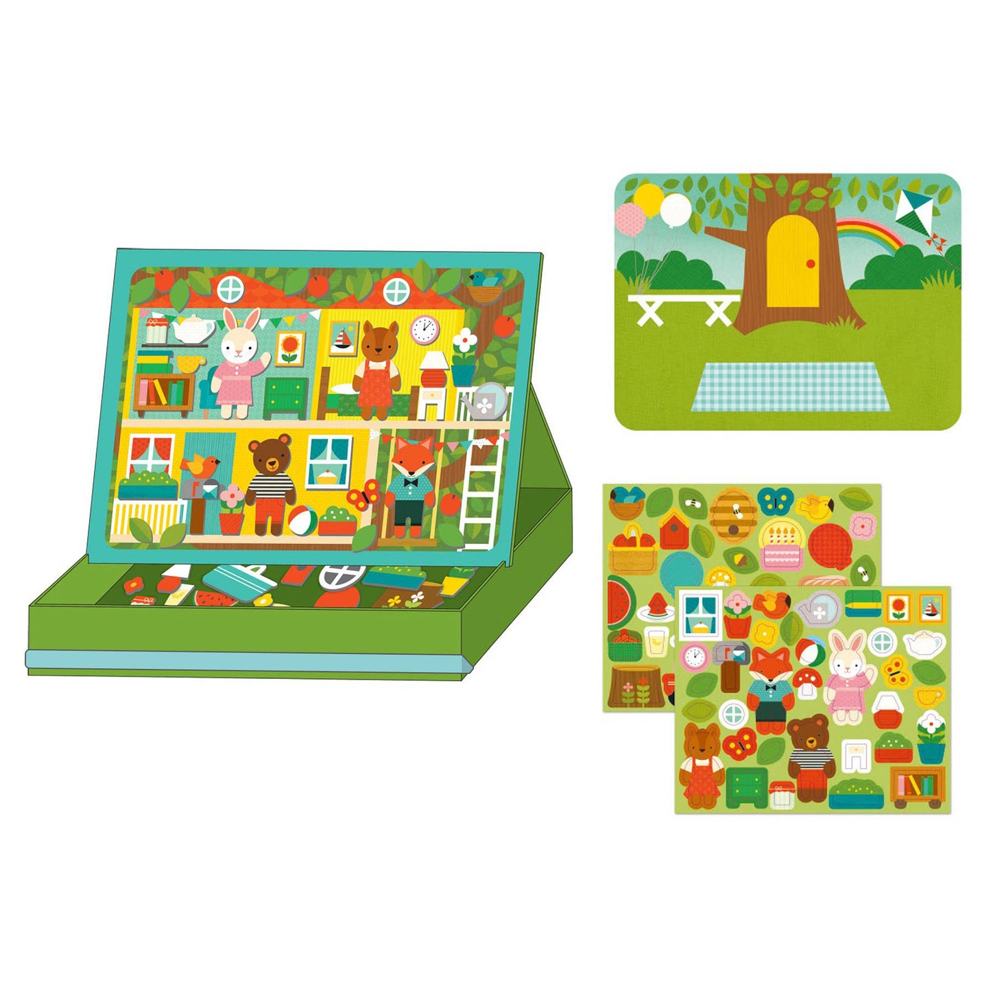 Chronicle Books - Treehouse Party Magnetic Play Scene