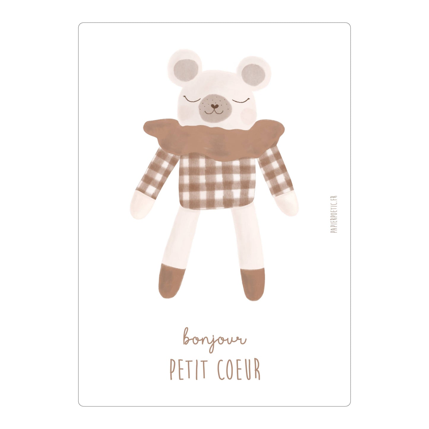 Vichy “Doudou Bear” card