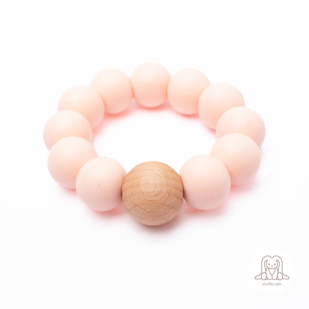 Baby Silicone Teether | PalePink