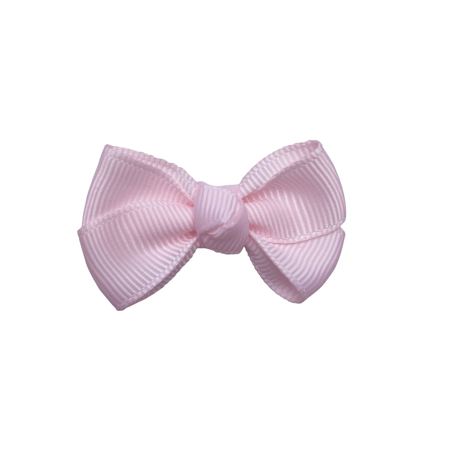 Estelle hair bow with clip in powder pink