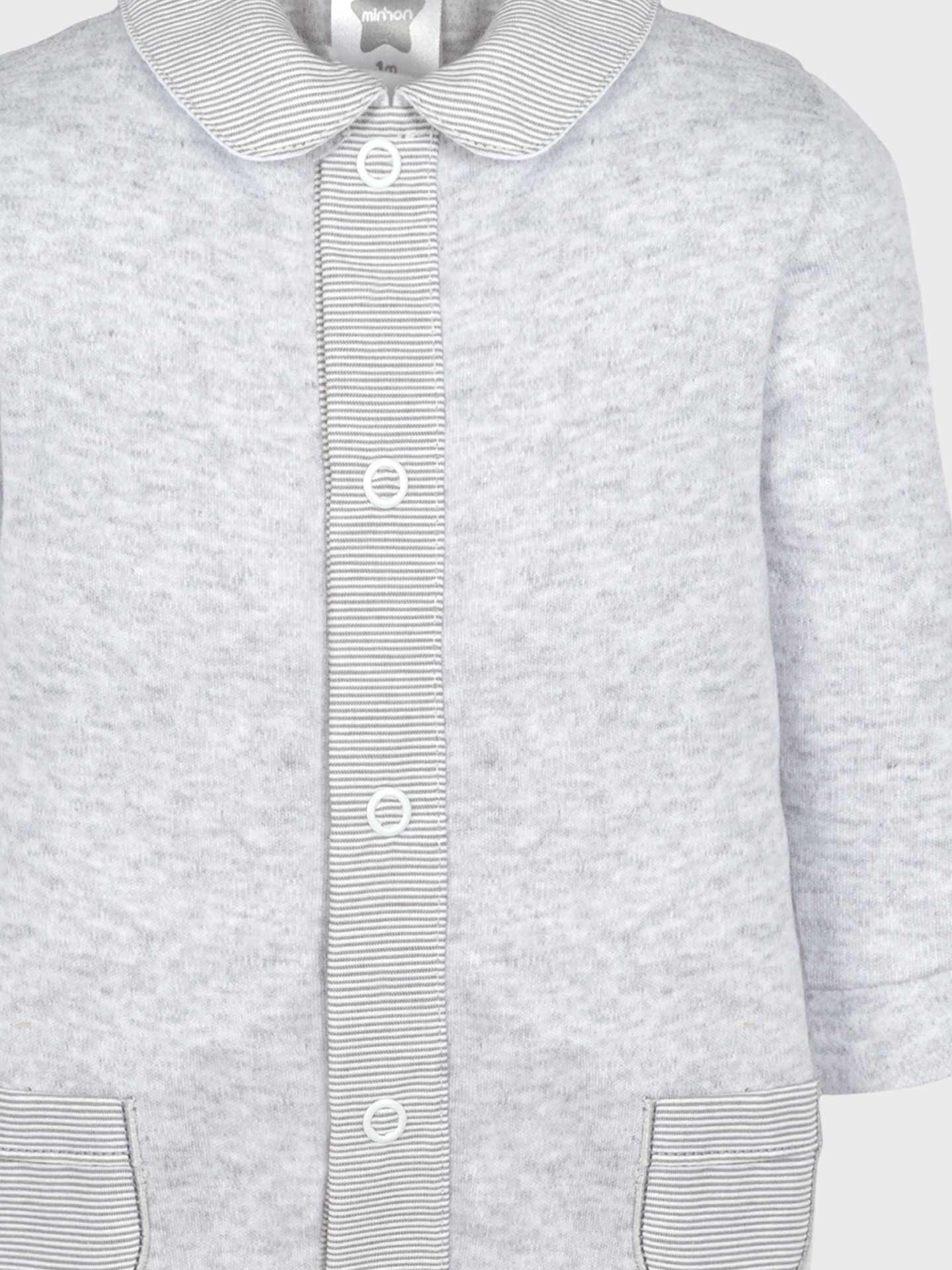 Babygrow with pockets and stripes