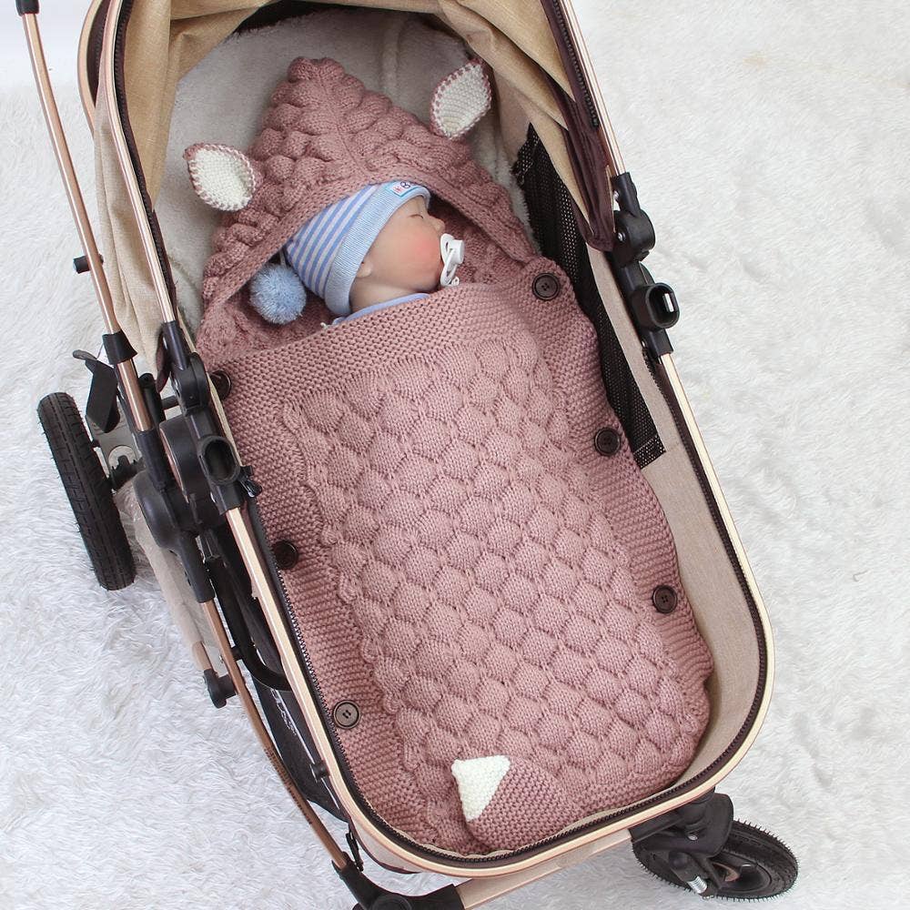 Knitted sleeping bag