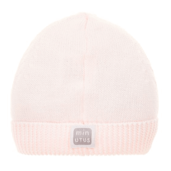 Pink Tricot Baby Hat 100% Cotton