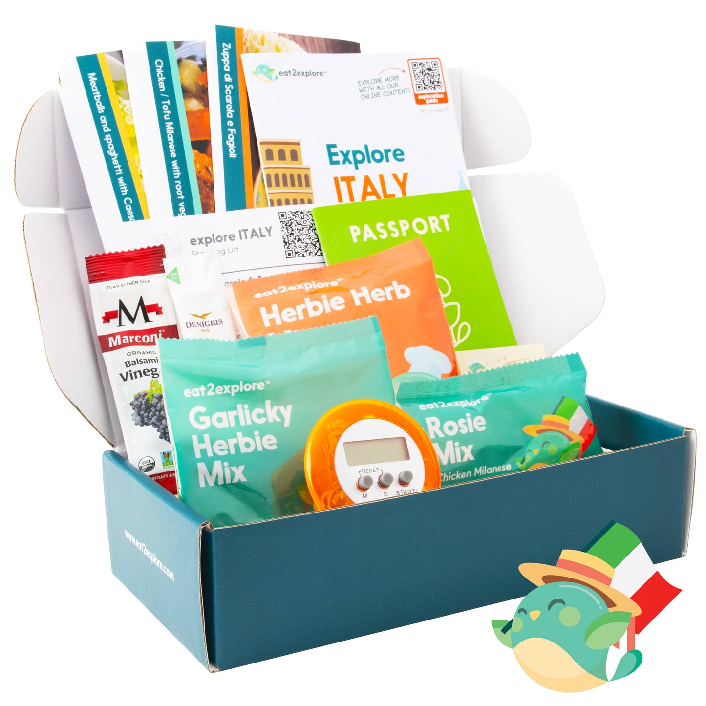 explore ITALY food & cultural experiential cooking kit