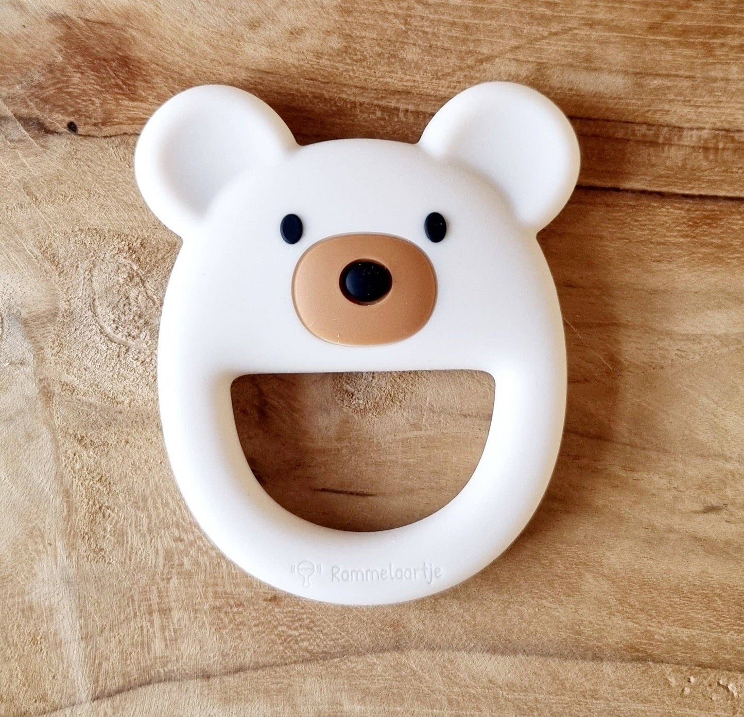 Beige Bear Silicone Teether
