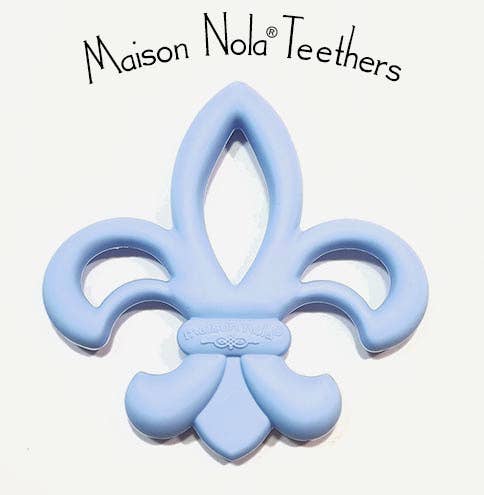 FleurDeLis Silicone Baby Teether