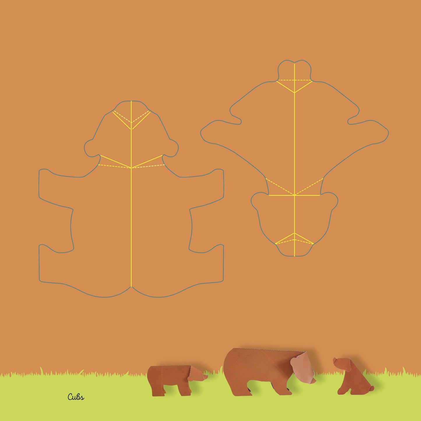 Schiffer Publishing - Baby Animals: Fold & Play