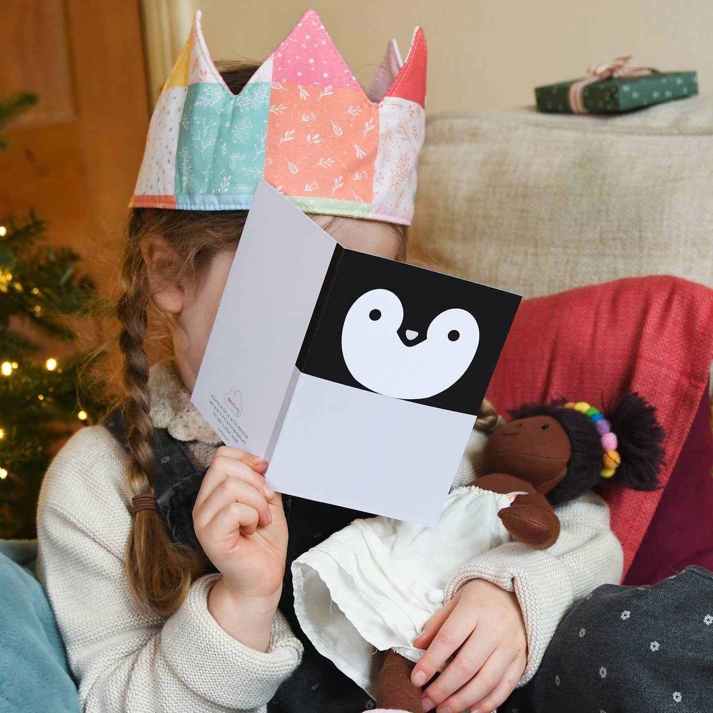 Penguin Recyclable Animal Card
