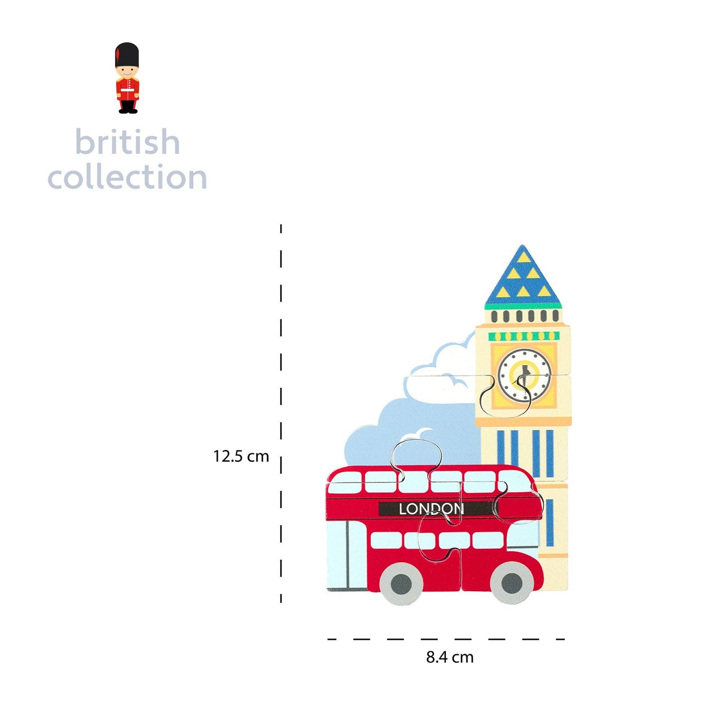London Bus Wooden Puzzle
