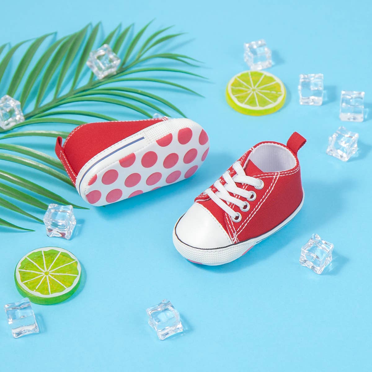 PatPat - Baby / Toddler Simple Solid Lace Up Prewalker Shoes: White / Toddler US 4.5